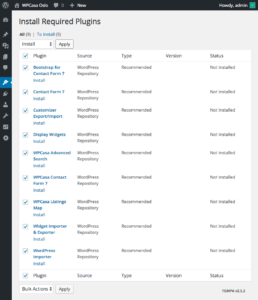 Installing WPCasa Oslo | WPCasa Documentation