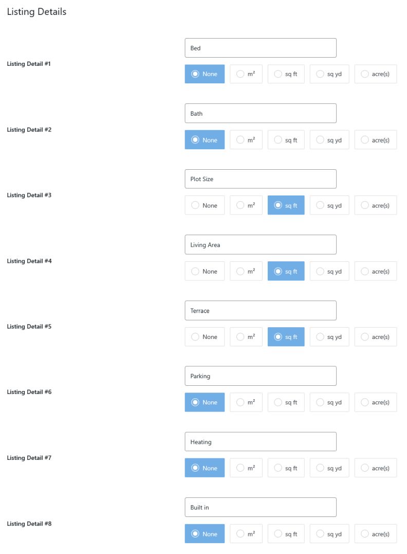 WPCasa Listing Details